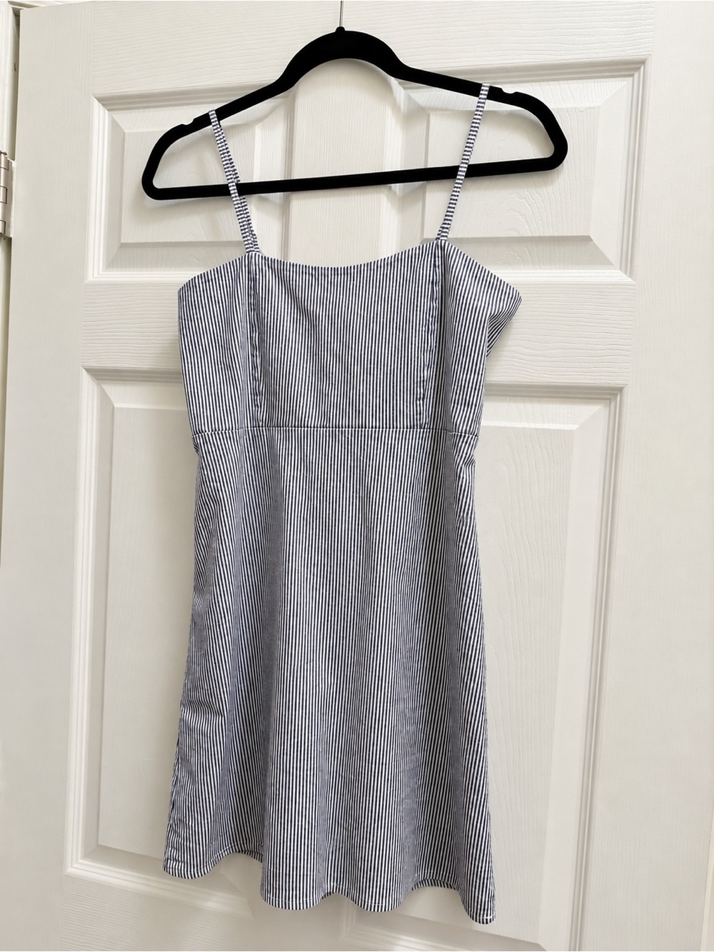 Brandy Melville Blue & White Striped Mini Dress One Size
